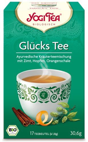 Yogi Tee Glücks-Tee Ayurvedische Teemischung Biotee