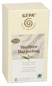 Darjeeling Weißer Beuteltee von Gepa