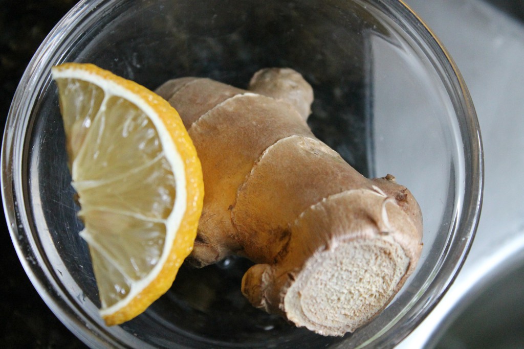 Heißgetränk Ingwer mit Zitrone